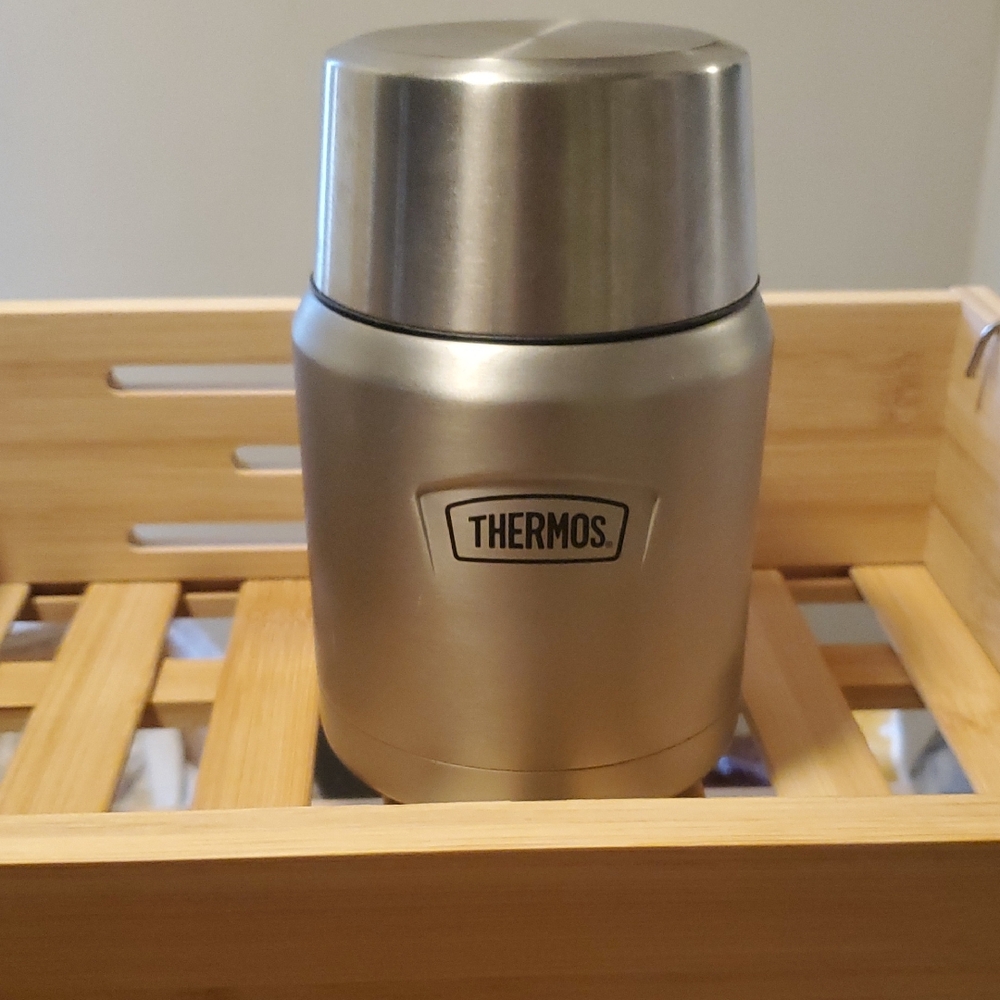 Thermos Silver Insulated Food Jar